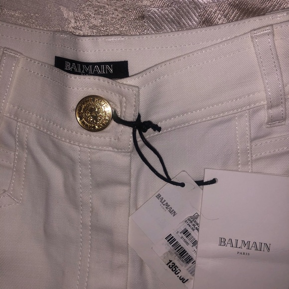 with gold buttons and zipper on the sides, - Picture 1 of 8